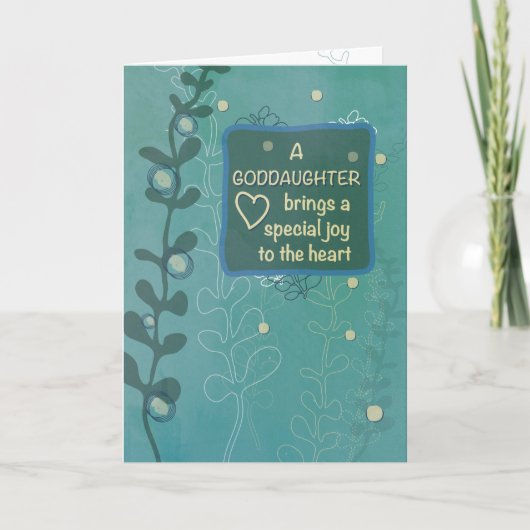 ゴドド娘の宗教誕生日ハンドドローの外観 カード (正面)