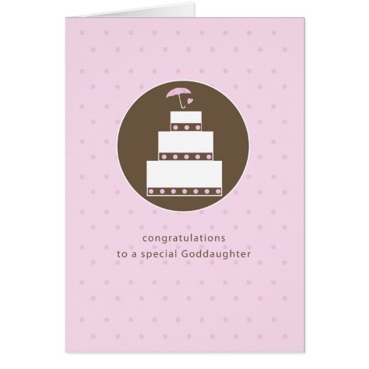 ゴドド娘ブライダルシャワーケーキおめでとう (正面)