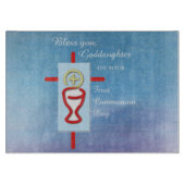 ゴドド娘，第一聖餐式，ターコイズ カッティングボード (正面)