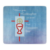 ゴドド娘，第一聖餐式，ターコイズ カッティングボード (正面)