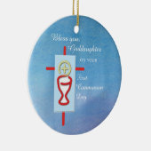 ゴドド娘,第一聖餐式,ターコイズ セラミックオーナメント (右)