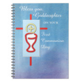 ゴドド娘，第一聖餐式，ターコイズ ノートブック (正面)