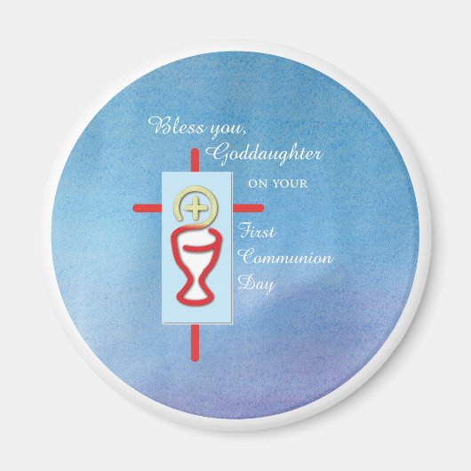 ゴドド娘，第一聖餐式，ターコイズ マグネット (正面)