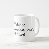 ゴドフィデンス定義引用文 コーヒーマグカップ (正面右)