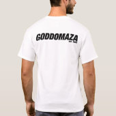 ゴドマザサムライBWポスター Tシャツ (裏面)