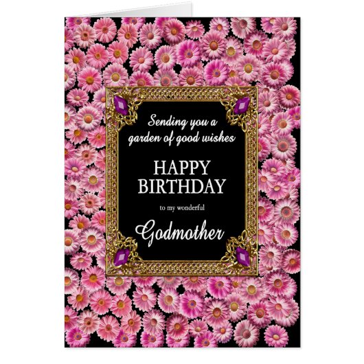 ゴドマザー誕生日ピンクデイジー (正面)