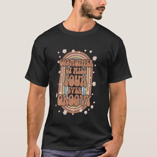 ゴドマザー4th誕生日4エバーグルーヴィーレトロBday Tシャツ (正面)
