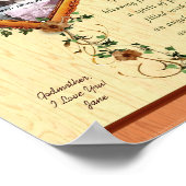 ゴドマザー8x10バラフレームパーソナライズされたプリント ポスター (角)