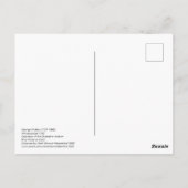 ゴドルフィンアラビアンブルーキャンバスプリントの孫 ポストカード (裏面)