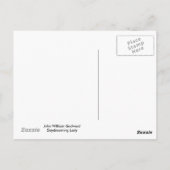 ゴドワードの夢を見るギリシャの婦人 ポストカード (裏面)