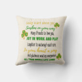 ゴドーターギフトやる気を起こさせる勇気付けられる クッション (裏面)