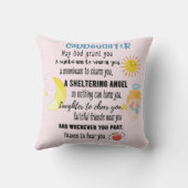 ゴドーターギフトやる気を起こさせる勇気付けられる クッション (裏面)