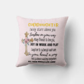 ゴドーターギフトやる気を起こさせる勇気付けられる クッション (裏面)