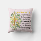 ゴドーターギフトやる気を起こさせる勇気付けられる クッション (裏面)