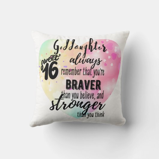 ゴドーターギフトやる気を起こさせる勇気付けられる クッション (裏面)