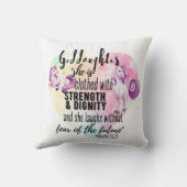 ゴドーターギフトやる気を起こさせる勇気付けられる クッション (裏面)