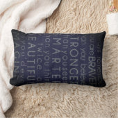 ゴドーターギフトやる気を起こさせる勇気付けられる ランバークッション (ブランケット)