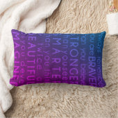 ゴドーターギフトやる気を起こさせる勇気付けられる ランバークッション (ブランケット)