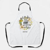 ゴドー10代のドギフト – パーソナライズされた Proverb引用文 エプロン (正面)