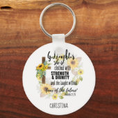 ゴドー10代のドギフト – パーソナライズされた Proverb引用文 キーホルダー (正面)