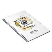 ゴドー10代のドギフト – パーソナライズされた Proverb引用文 ノートブック (右側)