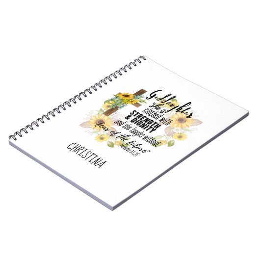 ゴドー10代のドギフト – パーソナライズされた Proverb引用文 ノートブック (左側)