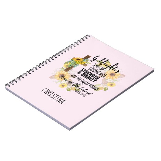 ゴドー10代のドギフト – パーソナライズされた Proverb引用文 ノートブック (左側)