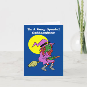 ゴド娘かわいい漫画の魔女ハロウィーン シーズンカード