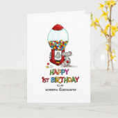 ゴド娘さんへ誕生日おめでとう カード (黄色い花)