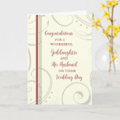 ゴド娘と夫の日のお祝い カード (黄色い花)