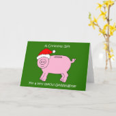 ゴド娘にクリスマスマネーが同封 カード (黄色い花)