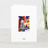 ゴド娘ハッピーバースデーかわいい小さなかわいこちゃん カード (裏面)