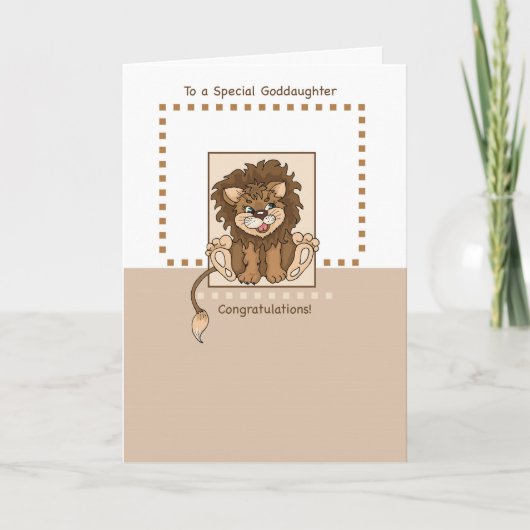 ゴド娘ベビーおめでとう カード (正面)