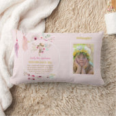 ゴド娘PHOTO確認または聖餐式 ランバークッション (ブランケット)