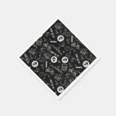 ゴニーのアイコンのパターン スタンダードカクテルナプキン (角)