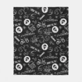 ゴニーのアイコンのパターン フリースブランケット (正面)