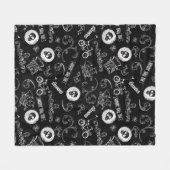 ゴニーのアイコンのパターン フリースブランケット (正面(横))