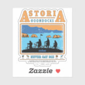 ゴニーのシルエットAstoria Goondocks シール (シート)