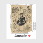 ゴニーズスロースの宝の地図 シール (シート)