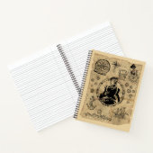 ゴニーズスロースの宝の地図 ノートブック (内部)