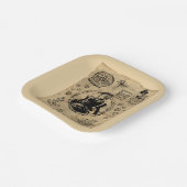 ゴニーズスロースの宝の地図 ペーパープレート (傾斜あり)