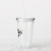 ゴニー「決して死ぬとは言わない」海賊いかりバッジ アクリルタンブラー (左)