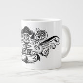ゴニー「決して死ぬとは言わない」海賊いかりバッジ ジャンボコーヒーマグカップ (正面右)