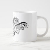 ゴニー「決して死ぬとは言わない」海賊いかりバッジ ジャンボコーヒーマグカップ (右)