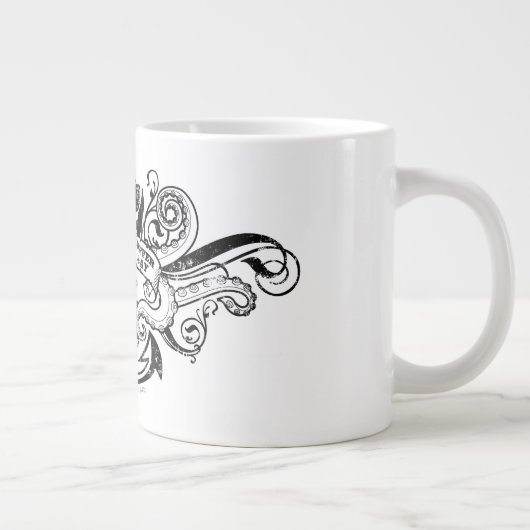 ゴニー「決して死ぬとは言わない」海賊いかりバッジ ジャンボコーヒーマグカップ (右)