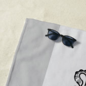 ゴニー「決して死ぬとは言わない」海賊いかりバッジ ビーチタオル (インサイチュ)