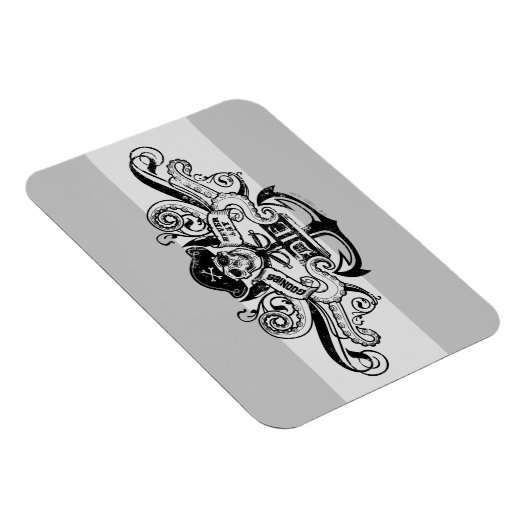 ゴニー「決して死ぬとは言わない」海賊いかりバッジ マグネット (右側)