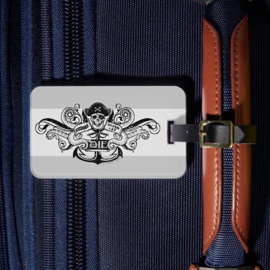 ゴニー「決して死ぬとは言わない」海賊いかりバッジ ラゲッジタグ (正面インサイチュ4)