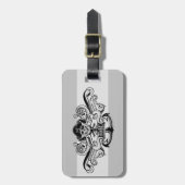 ゴニー「決して死ぬとは言わない」海賊いかりバッジ ラゲッジタグ (正面縦)