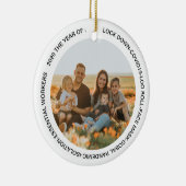 ゴバルロックダウン2020顔マスク追加フォト セラミックオーナメント (右)